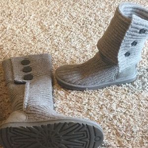 Ugg Cardi Lattice knit boot